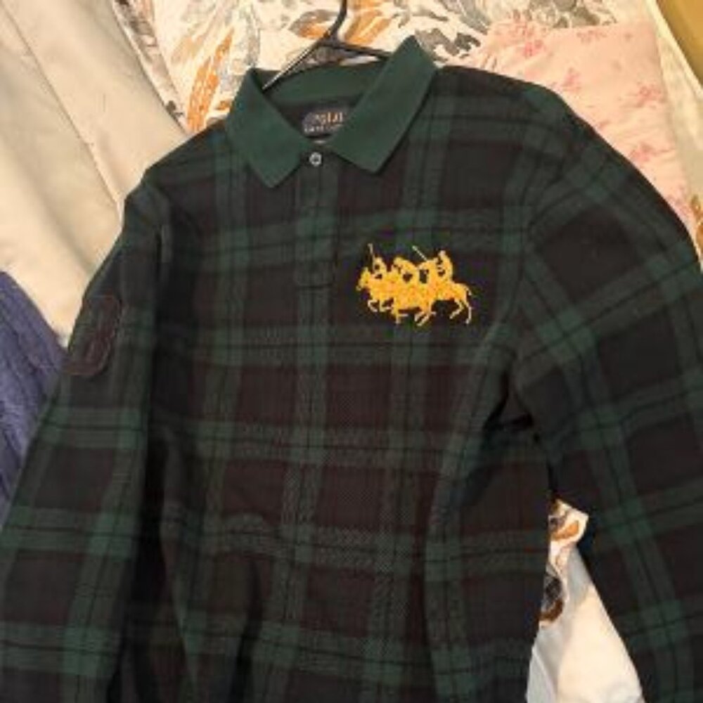 New Without Tags - Ralph Lauren Bundle - Large three 1/4 zip Polos long sleeve